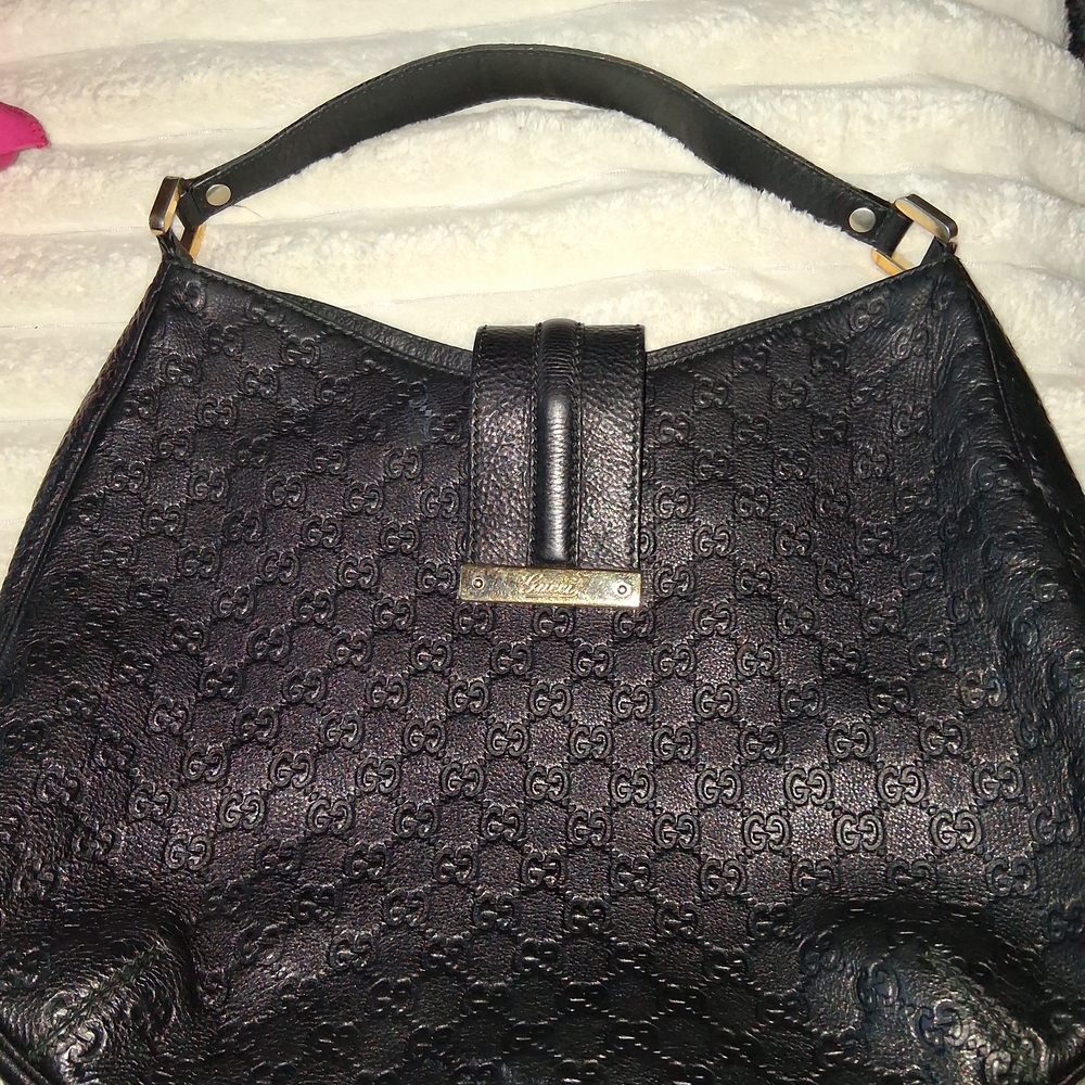 Gucci Black Leather Women's Bag